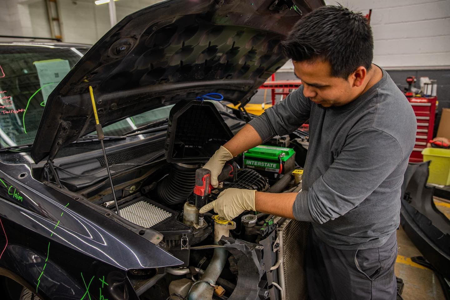Before and after body repair at C&D Auto Body