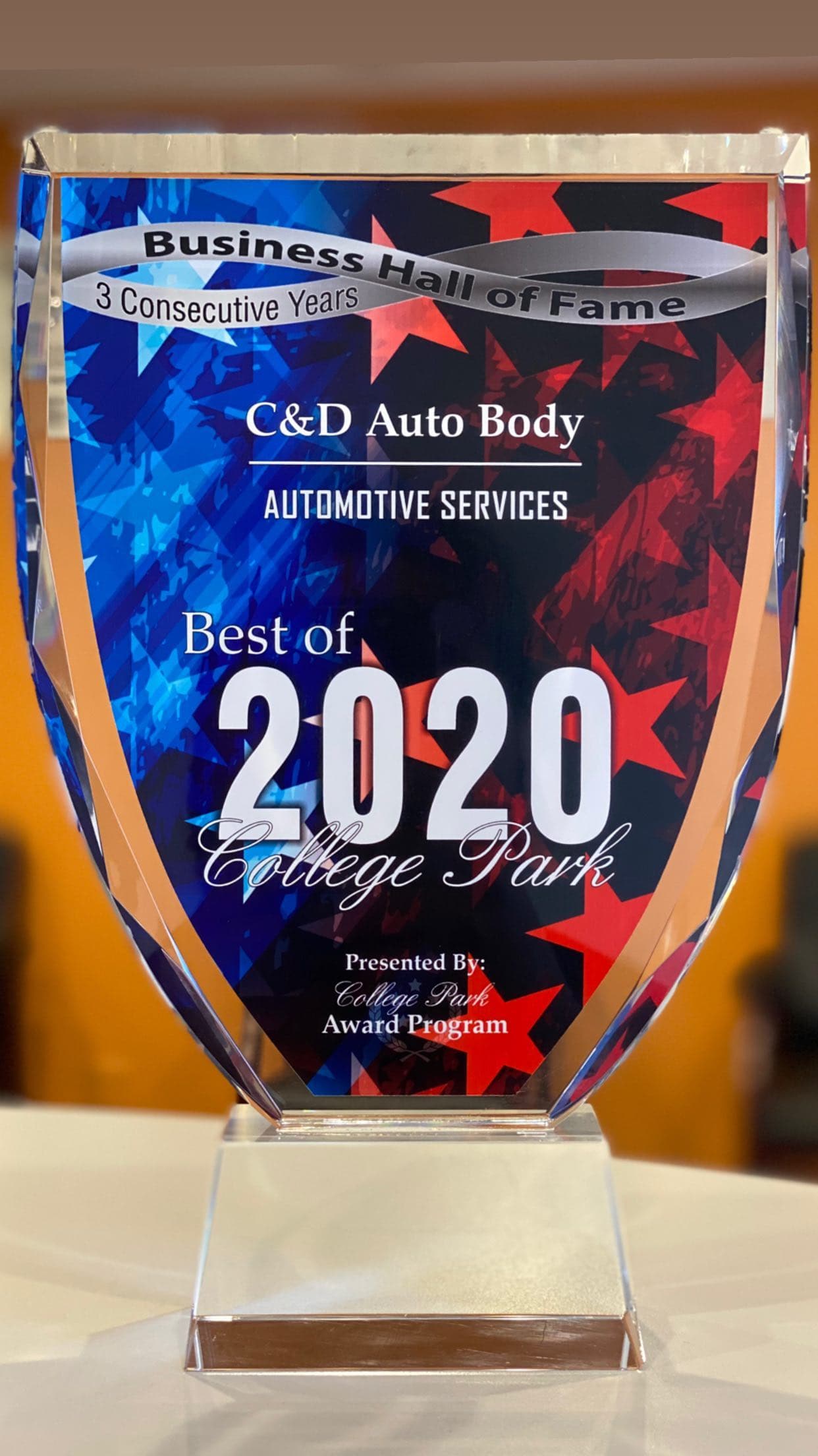 C&D Auto Body award and certification - image 3