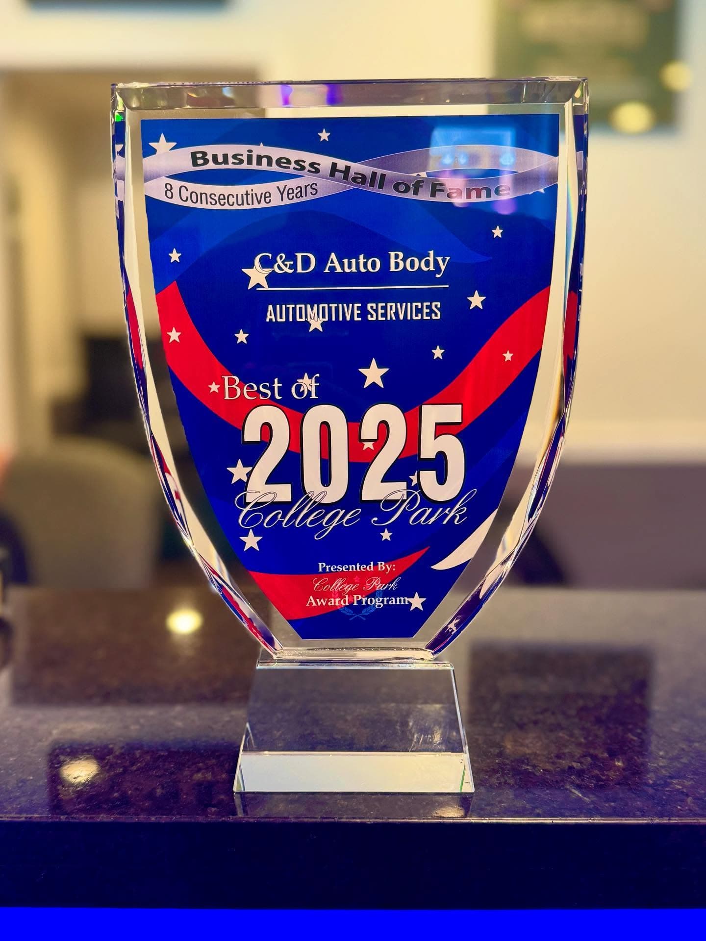 C&D Auto Body award and certification - image 4