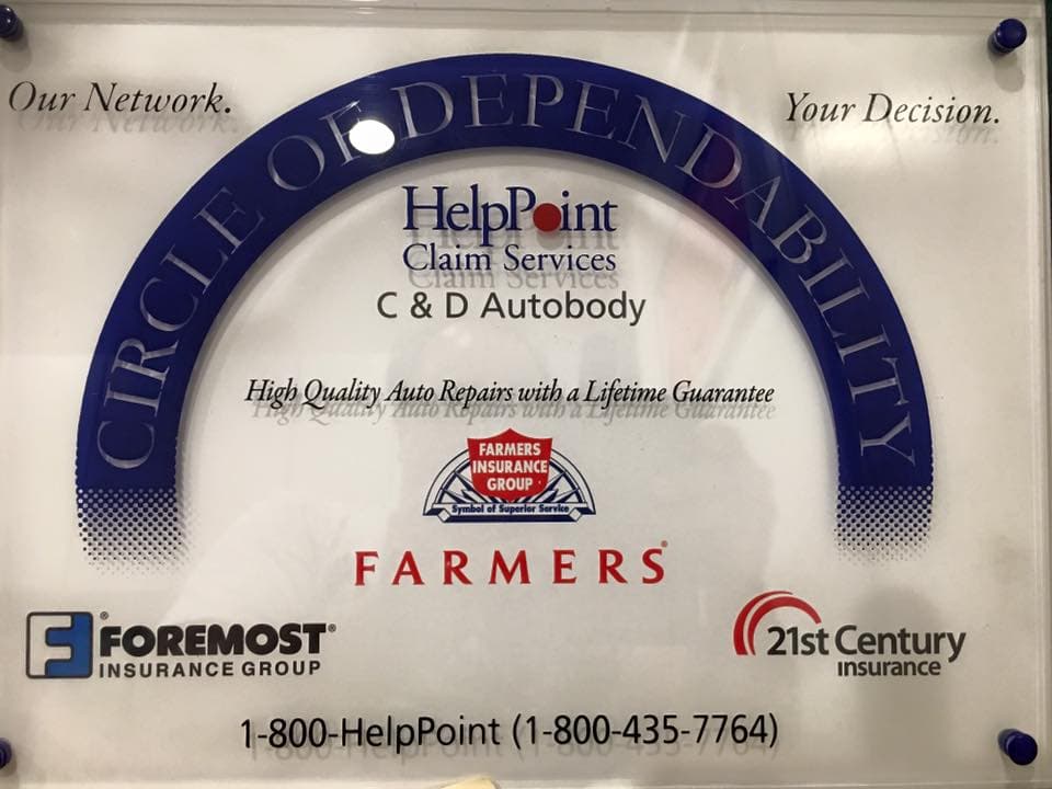 C&D Auto Body award and certification - image 7