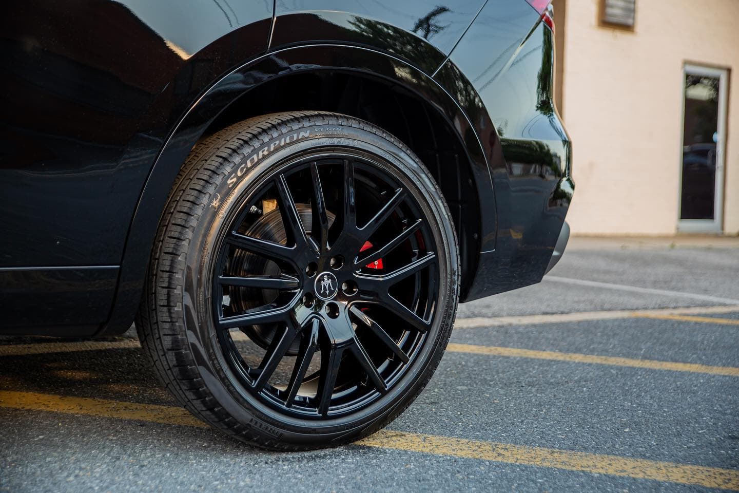 Auto body shop exterior in College Park